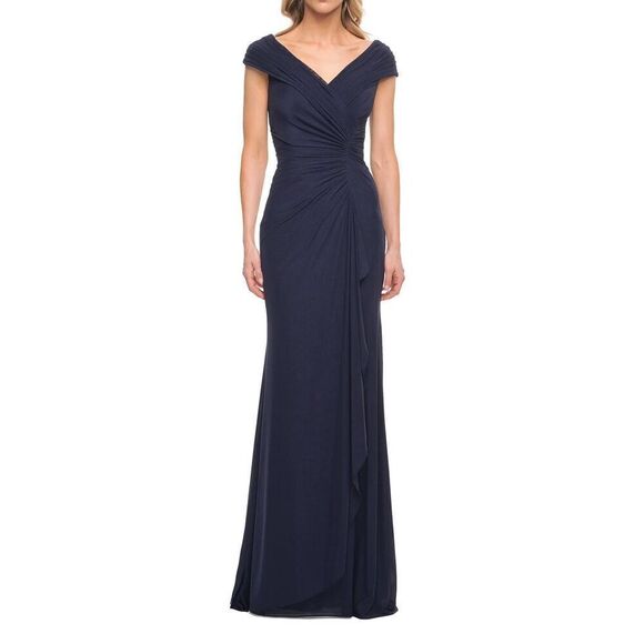 La Femme Mother Of The Bride 29996 in Navy NWT Size 14 - Picture 1 of 9